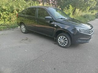 2019 Lada (ВАЗ) Granta I Рестайлинг, чёрный, 420000 рублей, вид 4