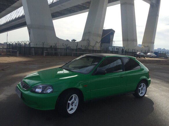 1998 Honda Civic VI, зелёный - вид 5