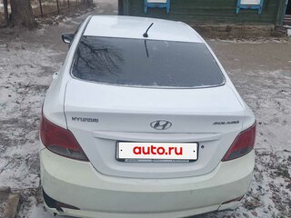 2016 Hyundai Solaris I Рестайлинг, белый, 600000 рублей, вид 3