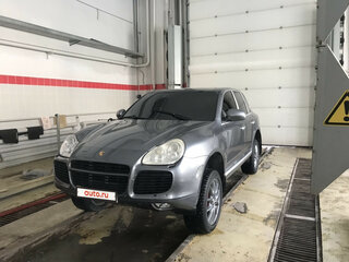 2003 Porsche Cayenne Turbo I (955), серый, 850000 рублей, вид 3