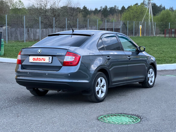 2014 Skoda Rapid Green Tec I, серый, 850000 рублей - вид 8