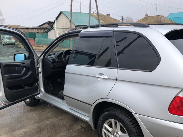 2004 BMW X5 3.0i I (E53) Рестайлинг, серебристый, 950000 рублей - вид 8