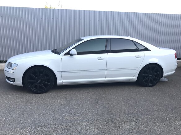 2008 Audi A8 II (D3) Рестайлинг 2, белый - вид 13