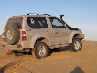 1998 Toyota Land Cruiser Prado 90 Series, серый, 1550000 рублей, вид 3