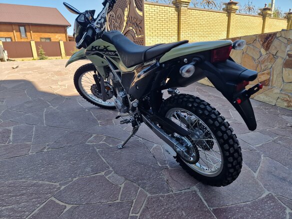 2021 Kawasaki KLX 230, зелёный, 550000 рублей - вид 8