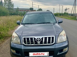 2008 Toyota Land Cruiser Prado 4-speed 120 Series Рестайлинг, серый, 2200000 рублей, вид 1