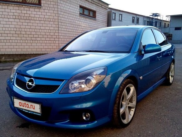 2007 Opel Vectra OPC C Рестайлинг, голубой - вид 1