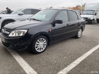 2013 Lada (ВАЗ) Granta I, чёрный, 580000 рублей, вид 3