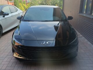 2021 Hyundai Elantra VII (CN7), чёрный, 1950000 рублей, вид 2