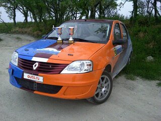 2009 Renault Logan I Рестайлинг, красный, 550000 рублей, вид 2