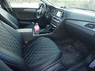 2018 Hyundai Sonata VII (LF) Рестайлинг, чёрный, 1600000 рублей, вид 3