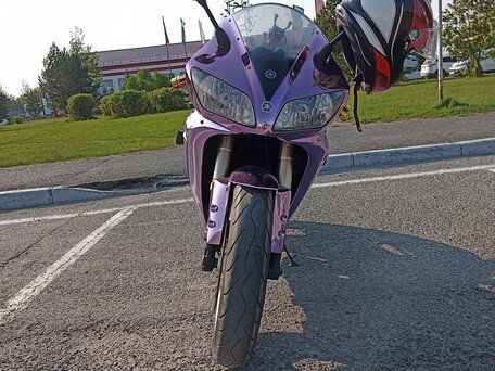 2002 Yamaha YZF-R1, фиолетовый, 550000 рублей, вид 2