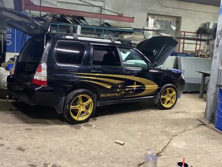 2007 Subaru Forester II Рестайлинг, чёрный, 1250000 рублей, вид 1