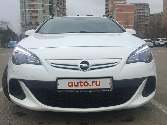 2012 Opel Astra OPC J, белый - вид 1