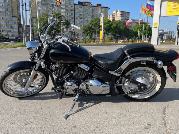 2013 Yamaha XVS650 Drag Star, чёрный, 550000 рублей - вид 2