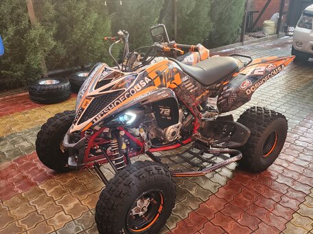 2015 Yamaha Raptor YFM700, оранжевый, 1200000 рублей, вид 4