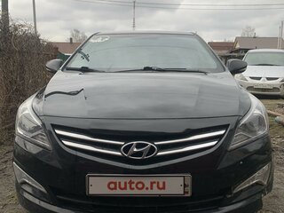 2015 Hyundai Solaris I Рестайлинг, чёрный, 930000 рублей, вид 1