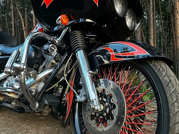 2007 Harley-Davidson Road Glide, чёрный, 860000 рублей - вид 9