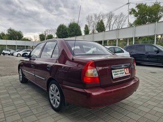 2007 Hyundai Accent ТагАЗ II, красный, 460000 рублей, вид 4