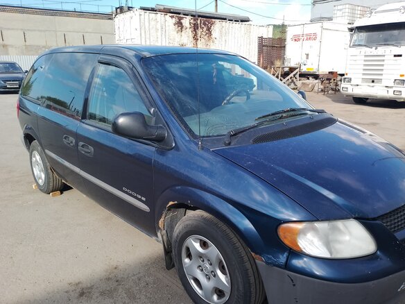 2001 Dodge Caravan 3-speed IV, синий, 245000 рублей - вид 17