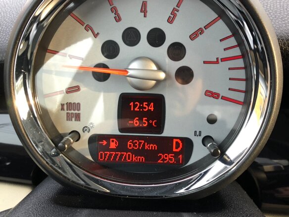 2008 Mini Hatch Cooper II (R56), чёрный - вид 9
