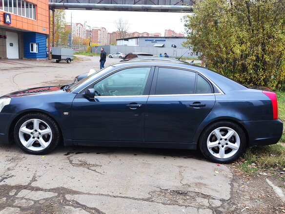 2007 Cadillac BLS, синий - вид 1