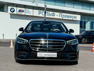2022 Mercedes-Benz S-Класс 400 d 4MATIC VII (W223), чёрный, 7485015 рублей, вид 2