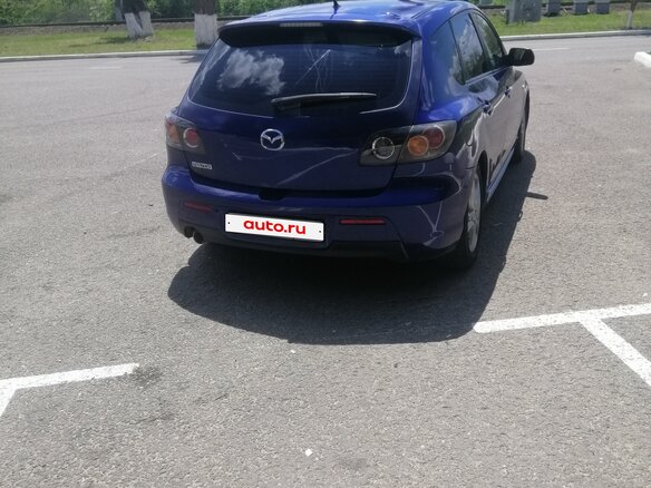 2007 Mazda 3 I (BK) Рестайлинг, синий, 290000 рублей - вид 8