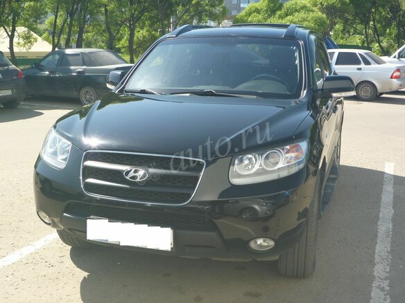 2008 Hyundai Santa Fe II, чёрный