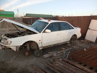 1995 Audi A6 I (C4), белый, 80000 рублей, вид 2