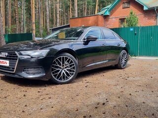 2021 Audi A6 40 TDI V (C8), чёрный, 3700000 рублей, вид 3