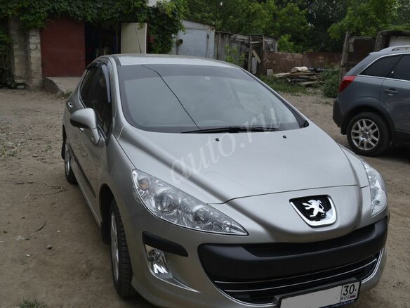 2009 Peugeot 308 I, золотистый - вид 1