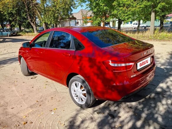 2016 Lada (ВАЗ) Vesta I, красный - вид 10