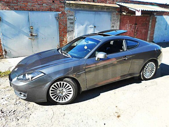 2008 Hyundai Coupe II (GK) Рестайлинг, серый