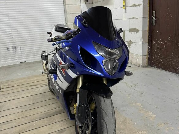 2004 Suzuki GSX-R 600, синий, 380000 рублей - вид 6