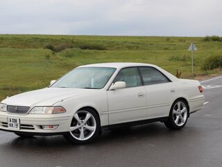 1996 Toyota Mark II VIII (X100), белый, 815000 рублей, вид 1