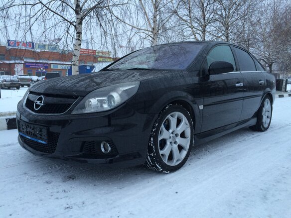 2006 Opel Vectra C Рестайлинг, чёрный - вид 3