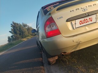 2006 Lada (ВАЗ) Kalina I, зелёный, 180000 рублей, вид 4