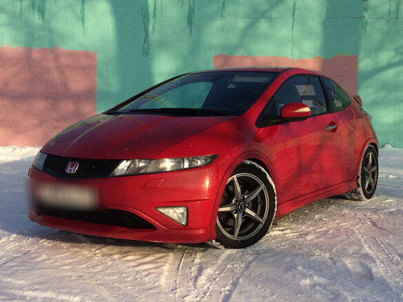 2008 Honda Civic Type R VIII, красный