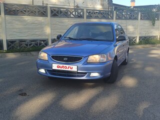2004 Hyundai Accent ТагАЗ II, фиолетовый, 380000 рублей, вид 2