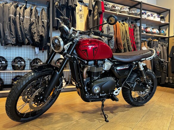 2025 Triumph Scrambler, красный, 1850000 рублей