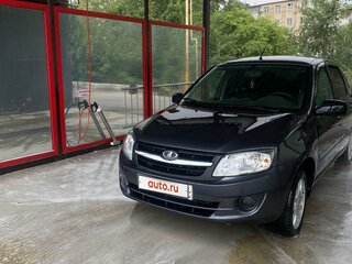 2014 Lada (ВАЗ) Granta I, серебристый, 500000 рублей, вид 2