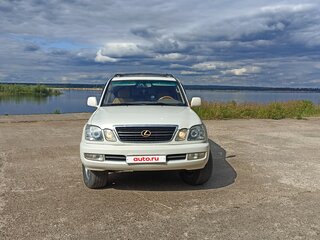 2001 Lexus LX 470 II, белый, 1370000 рублей, вид 2