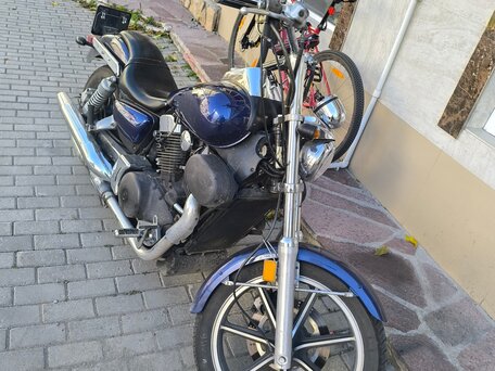 1995 Kawasaki VN1500 Vulcan, синий, 300000 рублей, вид 1