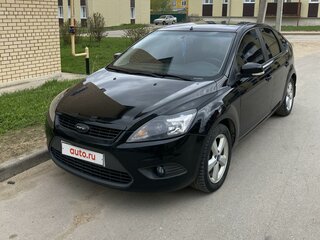 2009 Ford Focus II Рестайлинг, чёрный, 630000 рублей, вид 3