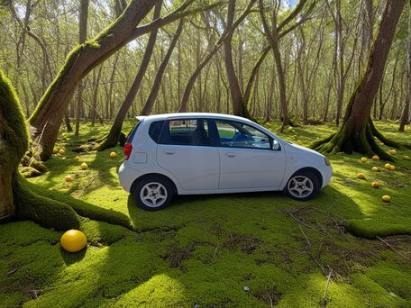 2005 Chevrolet Aveo I, белый, 409001 рублей, вид 3