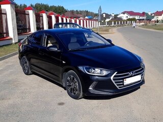 2016 Hyundai Elantra VI (AD), чёрный, 1248101 рублей, вид 3
