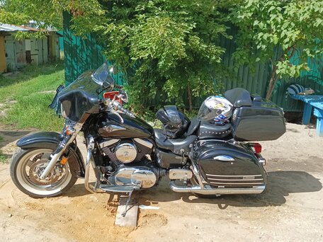 2004 Kawasaki VN1500 Vulcan, чёрный, 570000 рублей, вид 1