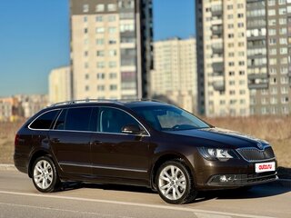 2015 Skoda Superb II Рестайлинг, коричневый, 1890000 рублей, вид 3