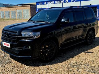 2015 Toyota Land Cruiser 200 Series Рестайлинг 2, чёрный, 6300000 рублей, вид 1